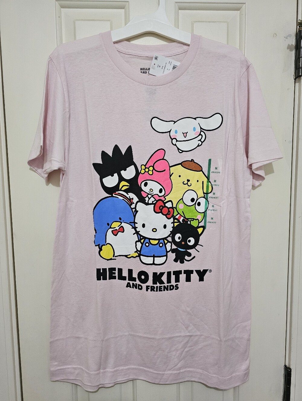 Hello Kitty Hello Kitty and Friends Light Pink Graphic Tee